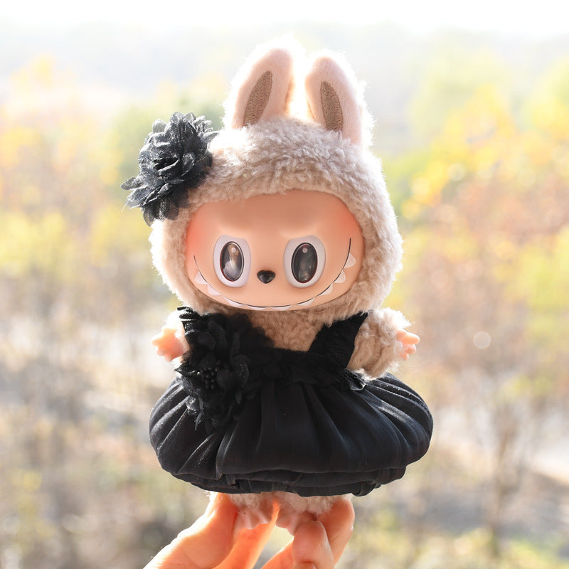Ropa Estilo Coquette para Muñeca Labubu 17cm – Accesorios para Personalizar (Muñeca No Incluida)