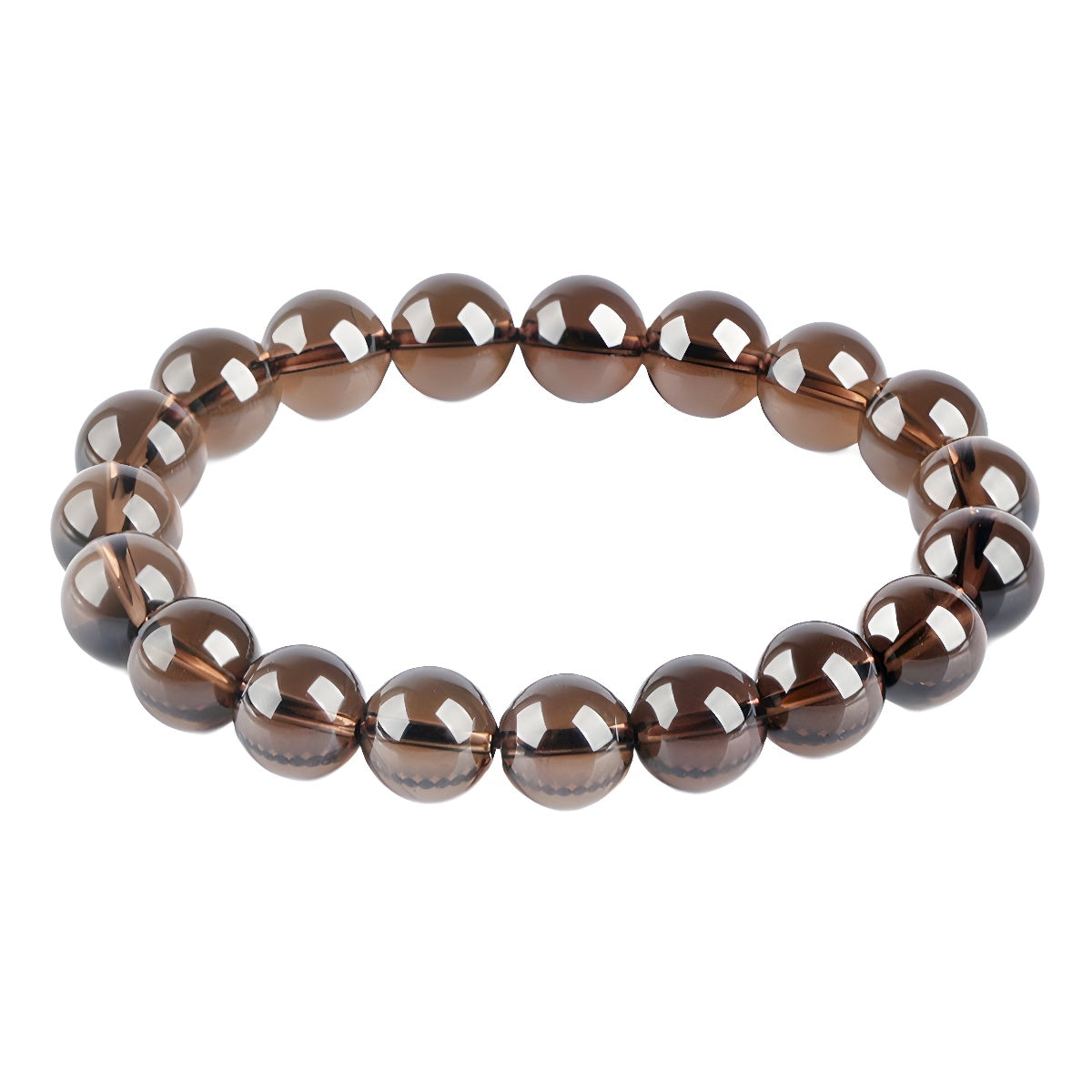 Pulsera de Cristal Natural: Joyería de Colección, Cristal de Ahumado de Brasil, Limpieza y Desmagnetización