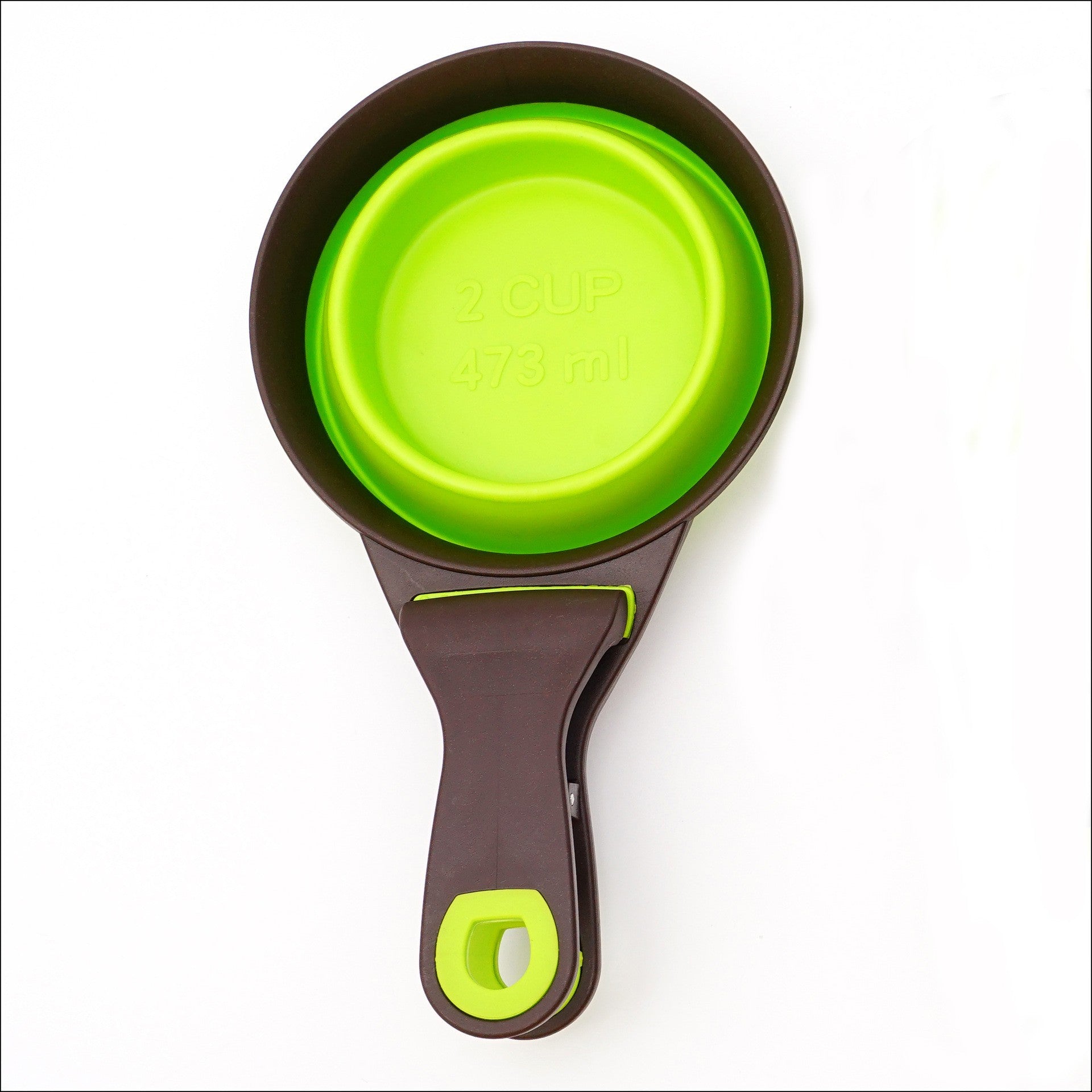 Cuchara de silicona plegable para servir alimento de perro o gato