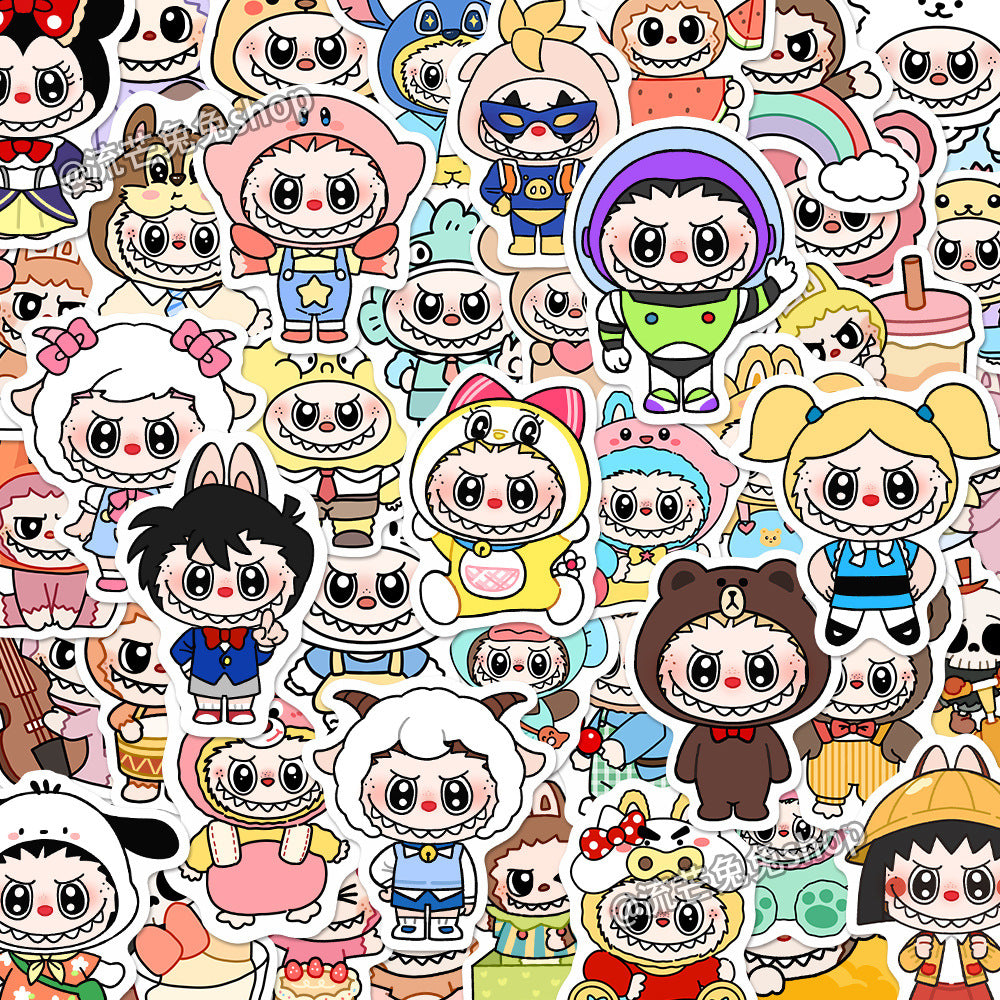 Pegatinas Labubu – Stickers para Decorar,  Cambiar Ropa y Accesorios