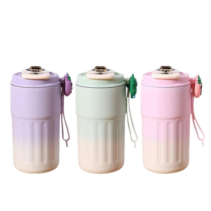 Color-Changing Stainless Steel Coffee Cup with Digital Temperature Display: Modern Thermal Mug