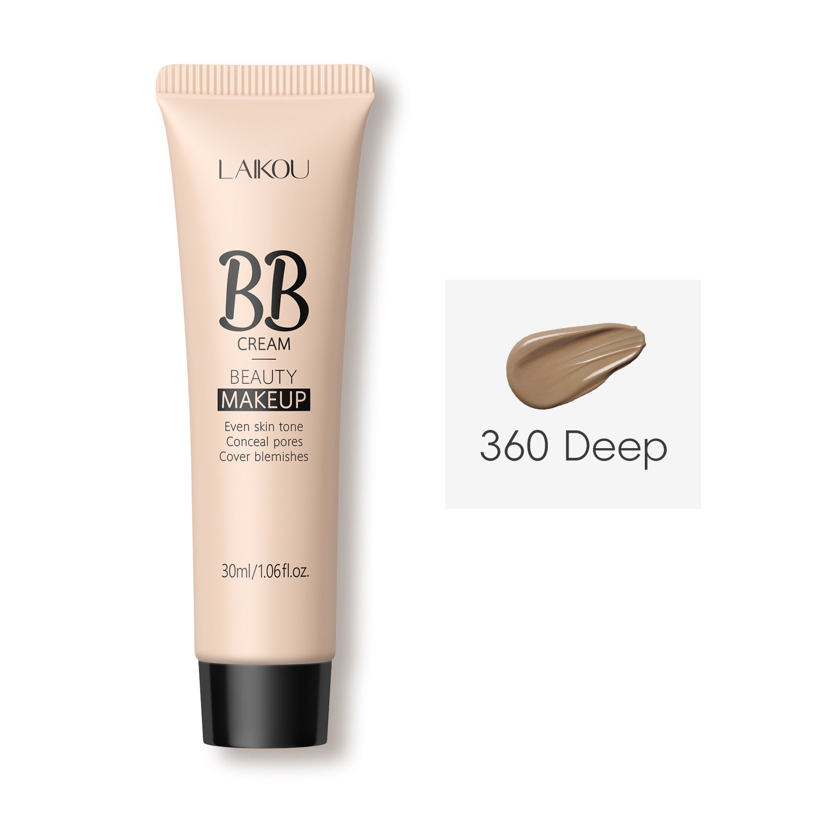 BB Crema LAIKOU de 9 colores 30ml (tubo): Maquillaje Natural, Cosméticos Aprobados por la FDA