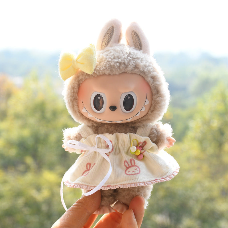 Ropa Estilo Coquette para Muñeca Labubu 17cm – Accesorios para Personalizar (Muñeca No Incluida)