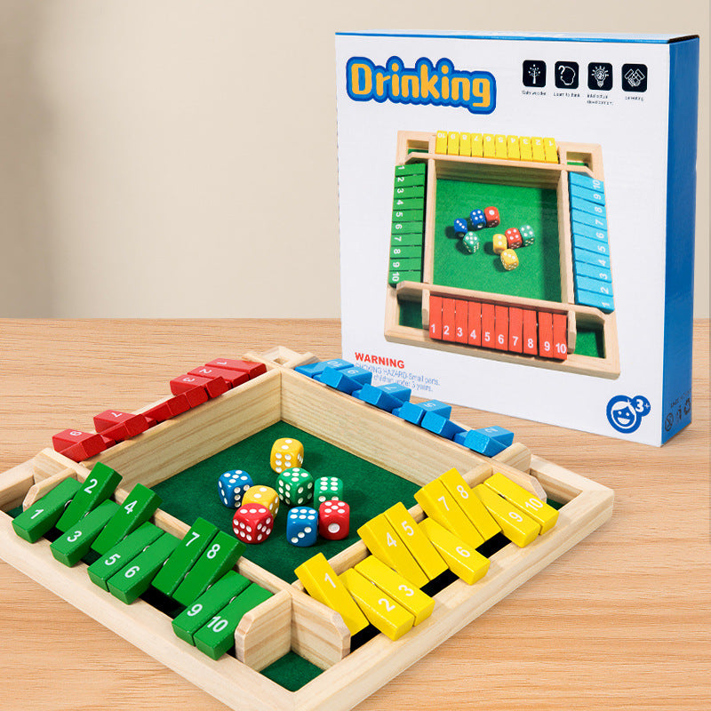 Juego de Mesa para Aprendizaje de Matemáticas con Fichas Numéricas