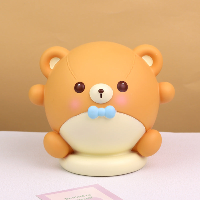 Alcancía con diseños divertidos para niños