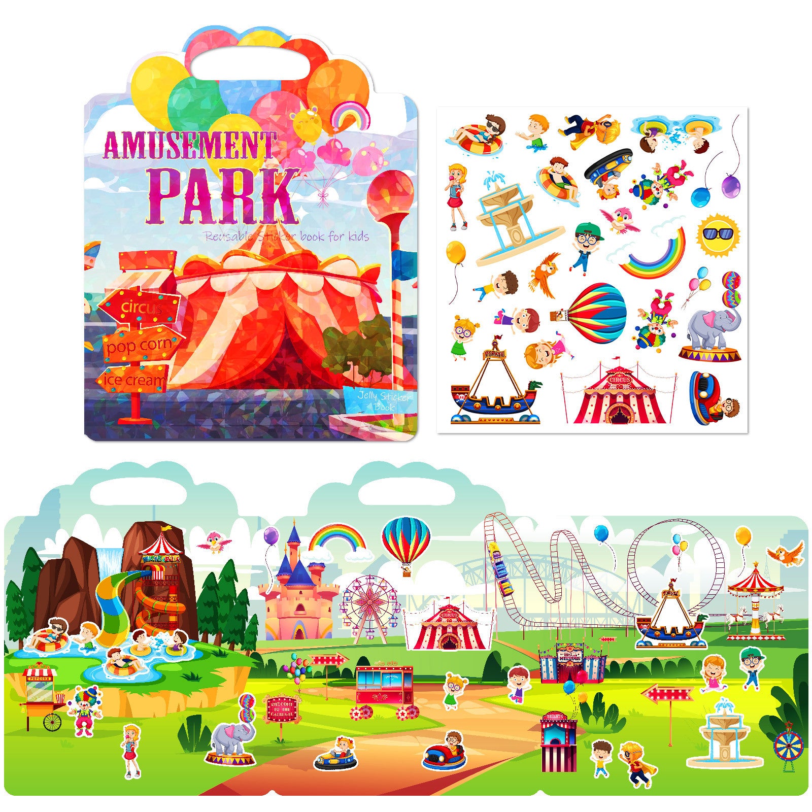 Baby Gel Stickers: Silent Educational Toy for Kids