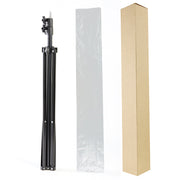 Soporte de teléfono de 2.1m: trípode extensible para fotografía en vivo, con luz de relleno y nivel de burbuja