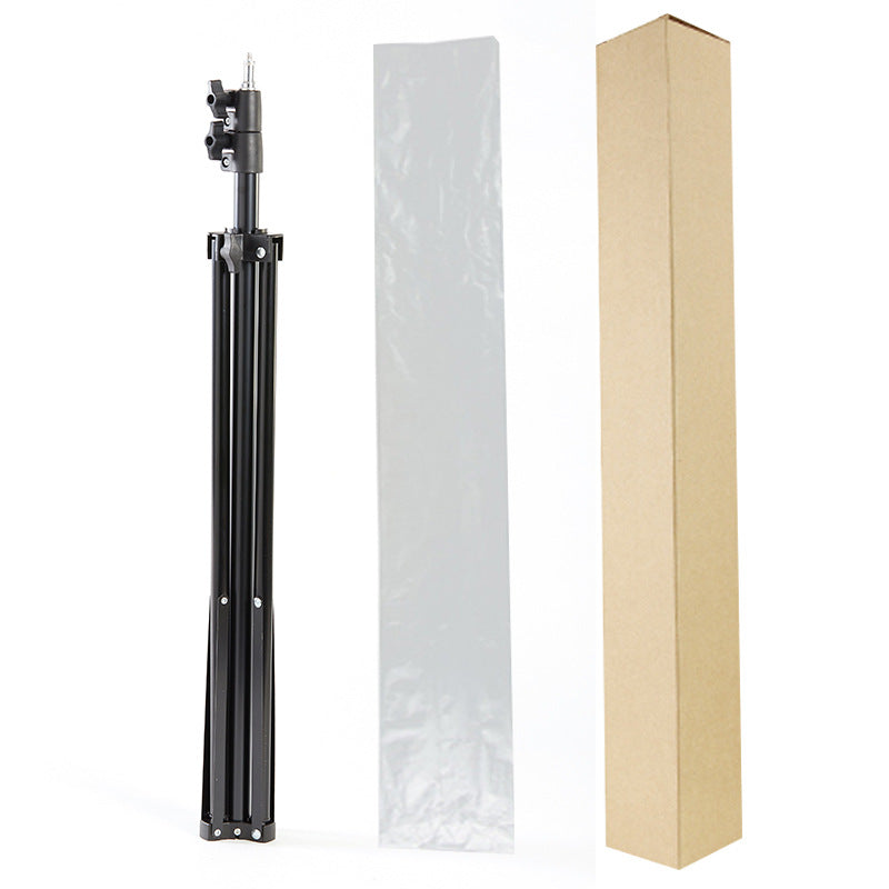 Soporte de teléfono de 2.1m: trípode extensible para fotografía en vivo, con luz de relleno y nivel de burbuja