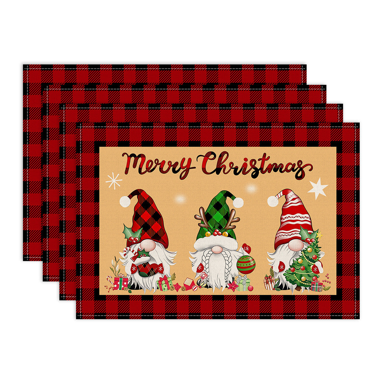 Salvamanteles navideños con diseño de Nomos 