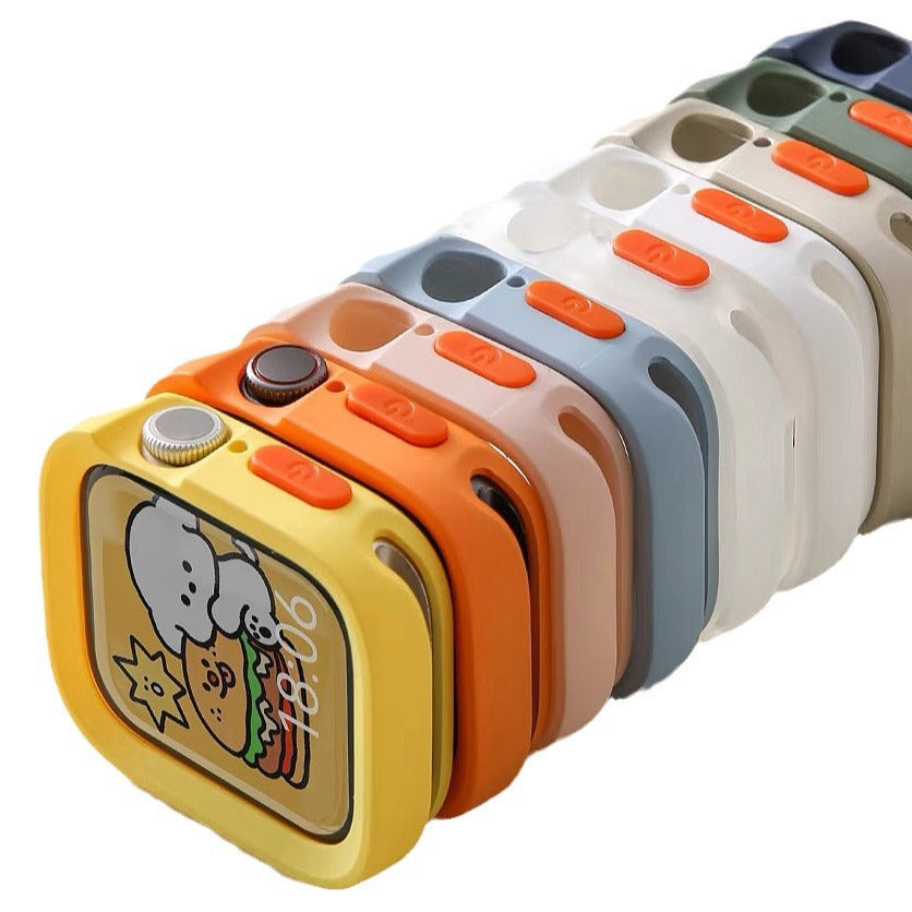 Protective Case for Apple Watch S10: Soft Edge and Anti-Slip