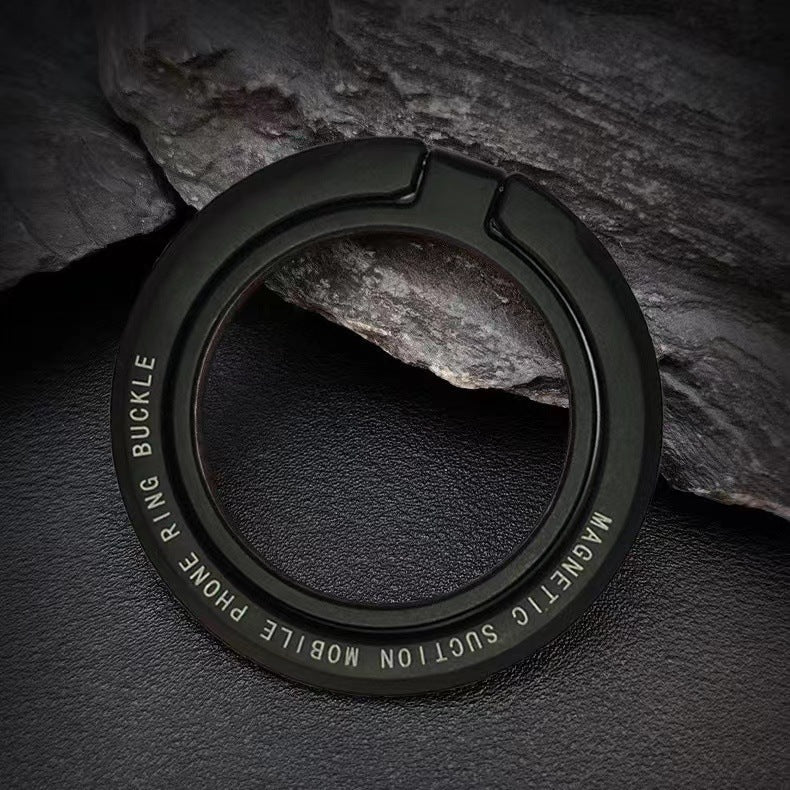 Soporte Magnético MagSafe con Anillo: Soporte Plegable de Metal para Teléfonos, Ideal para Escritorio y Uso Manos Libres