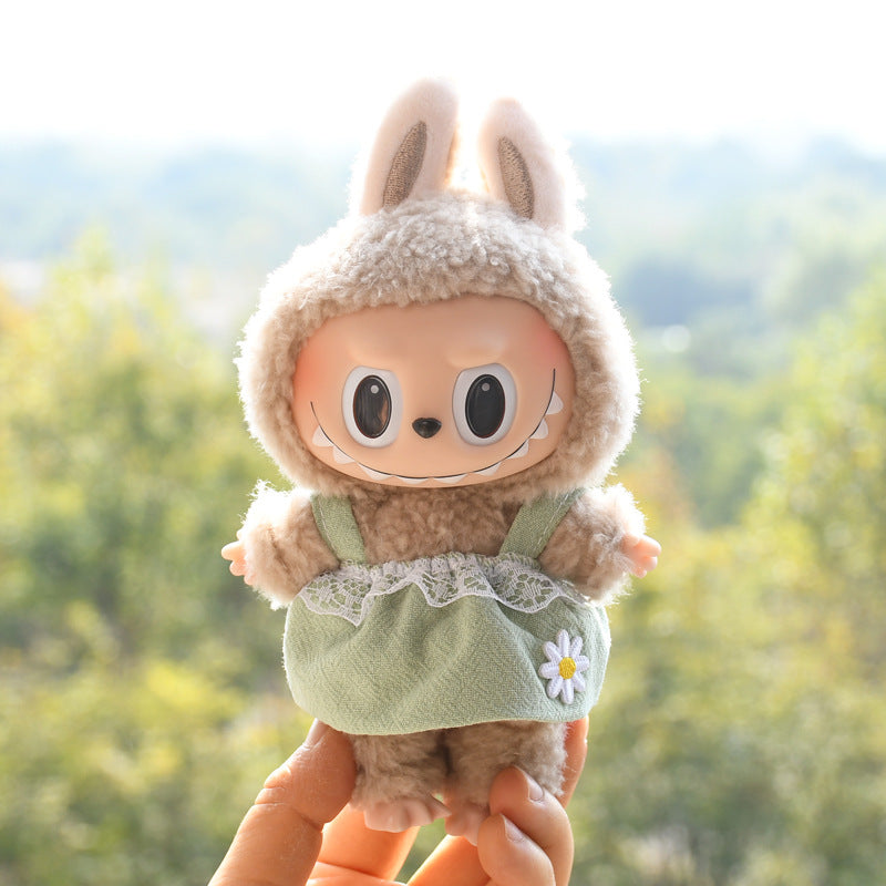 Ropa Estilo Coquette para Muñeca Labubu 17cm – Accesorios para Personalizar (Muñeca No Incluida)