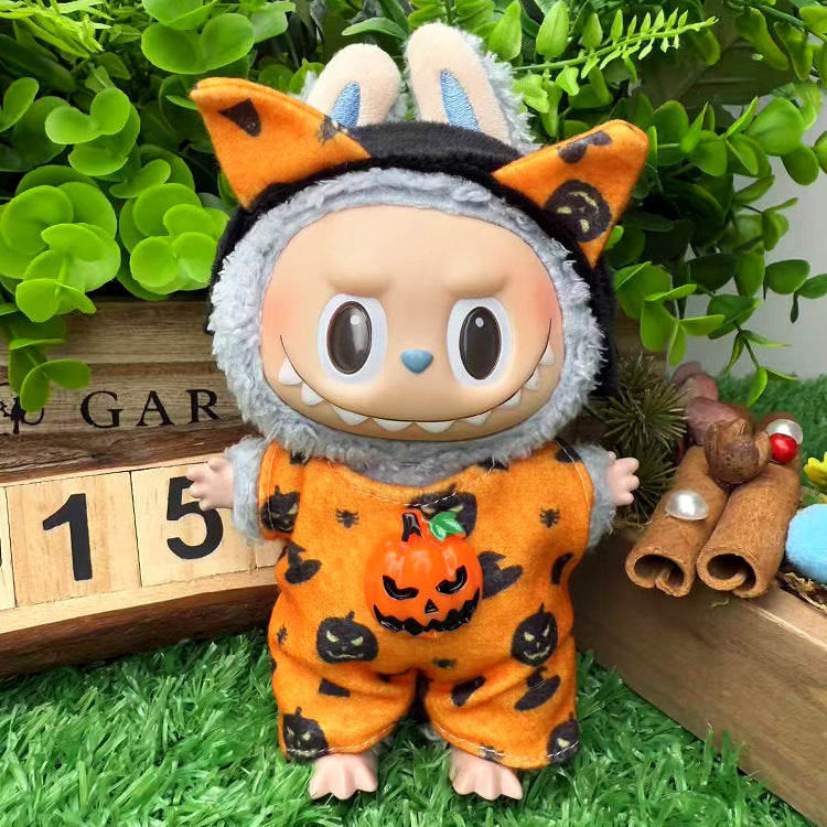 Playeras Streetwear para Muñecos Labubu – Ropa Urbana para Muñecas de 17cm (Muñeca no incluida)