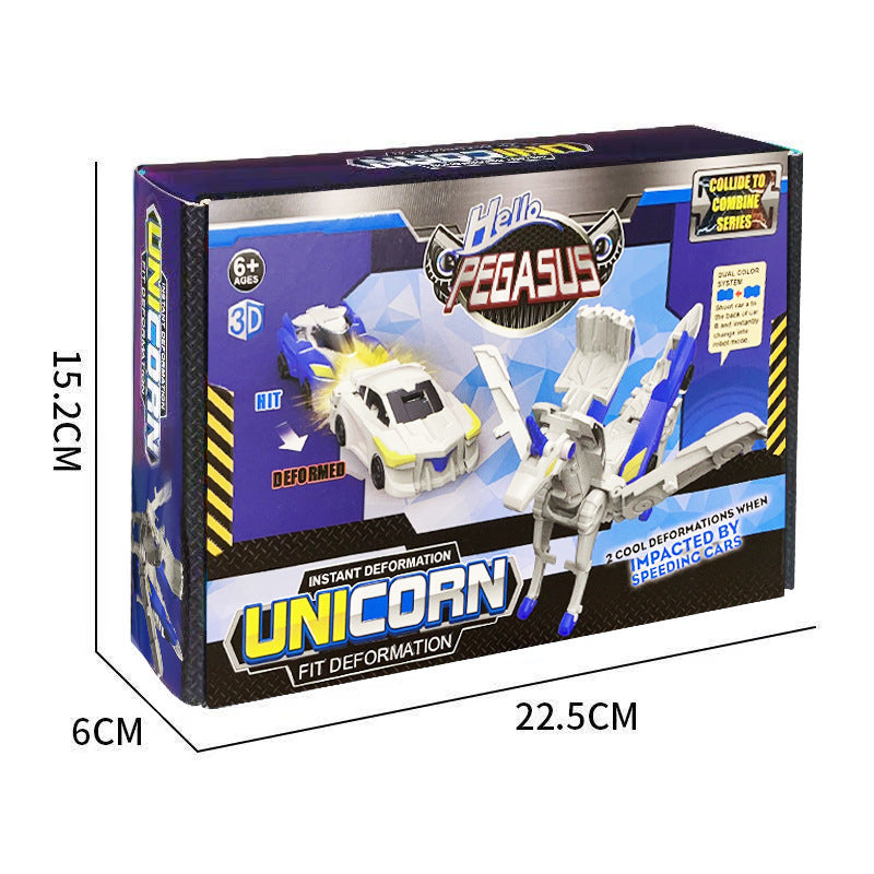 Juguete Transformable de Unicornio y Pegaso para Niños