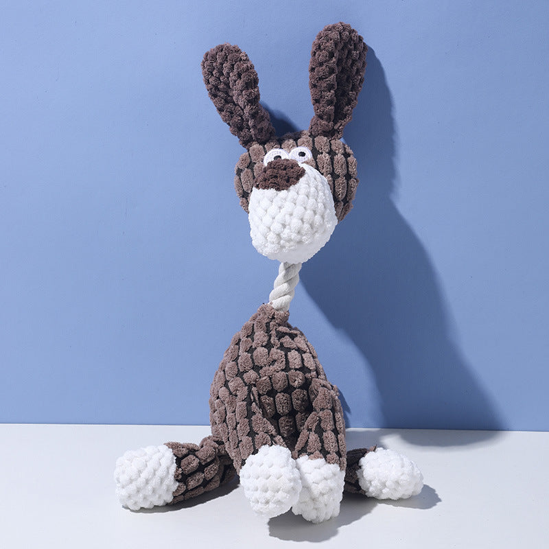 Juguete de Tela para Perros: Mordedor Resistente con Sonido para cachorros