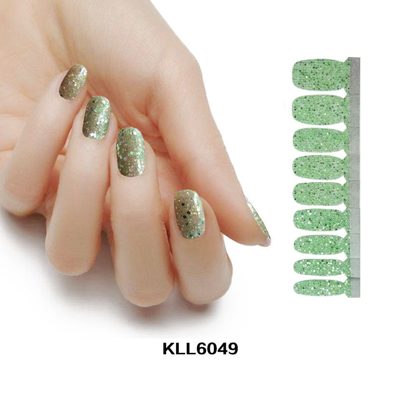 KIKILEE Stickers para Uñas: Pegatinas Completas con Efecto Esmalte y Brillo, Fáciles de Aplicar - Kuai Kuai Customer Support 