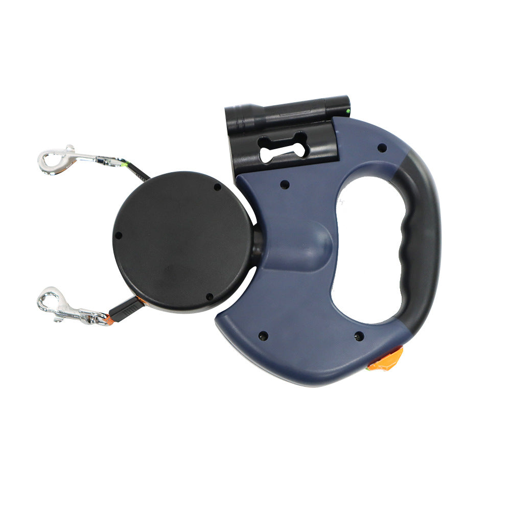 Correa Automática para Mascotas – Doble Extensible para Perros y Gatos