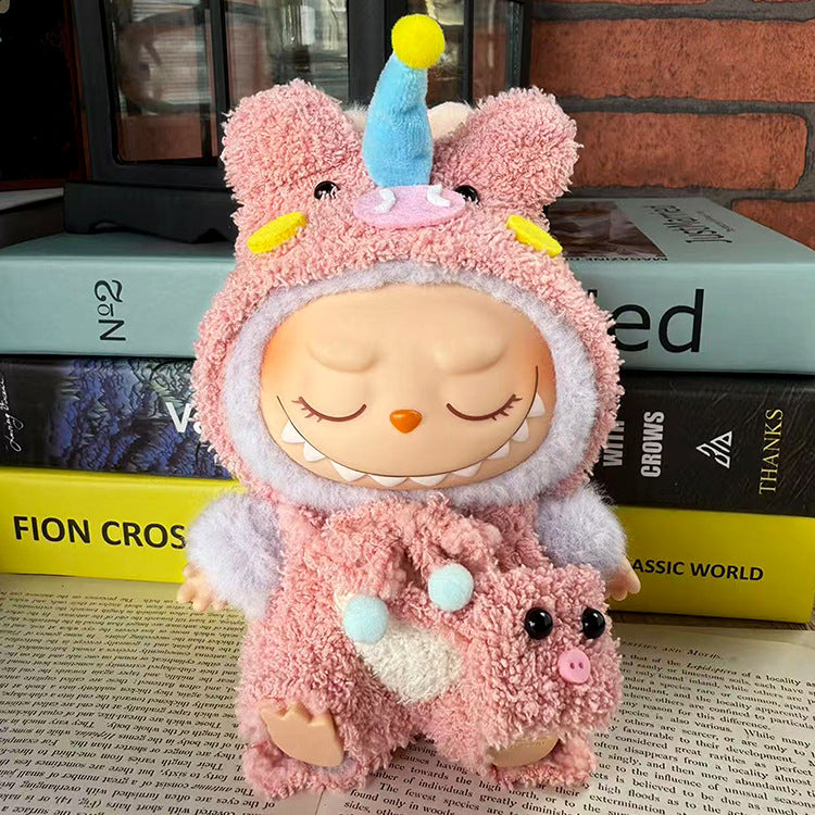 Playeras Streetwear para Muñecos Labubu – Ropa Urbana para Muñecas de 17cm (Muñeca no incluida)