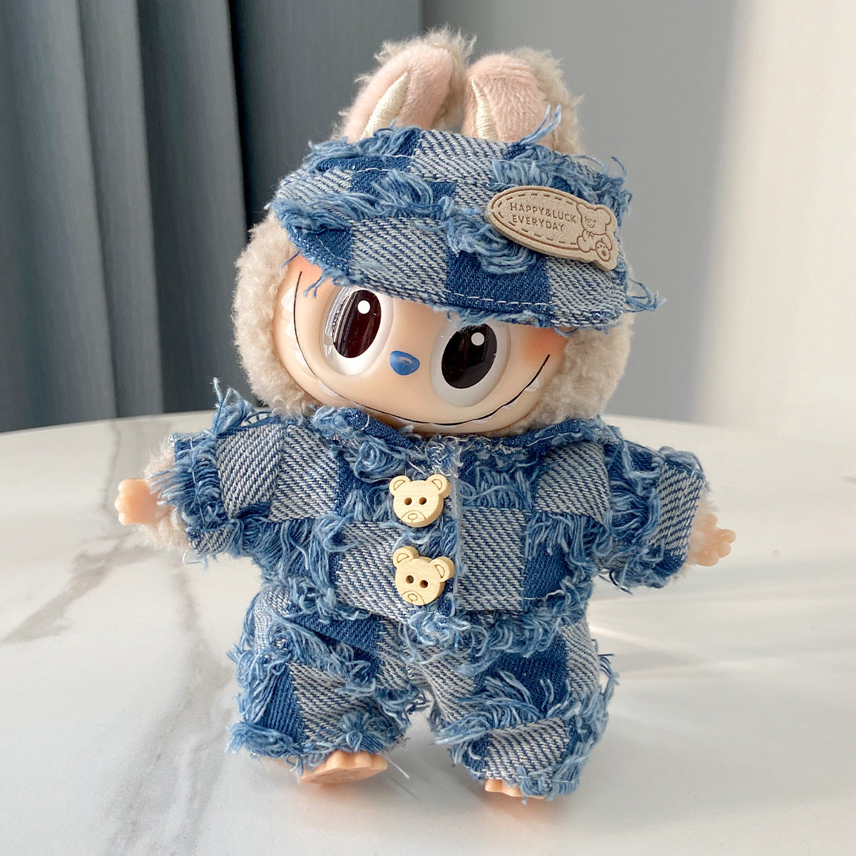 Ropa para muñecas estilo boho chick, para Muñecas Labubu de 17cm (Muñeca no incluida)