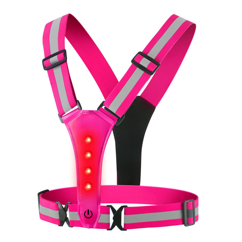 Chaleco Reflectivo LED para Actividades y  Deportes Nocturnos –  Alta Visibilidad