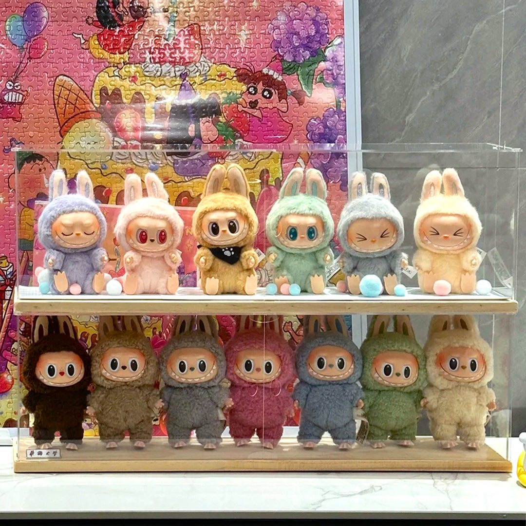 Caja de Exhibición Acrílica para Muñecos Labubu – Almacenamiento y Organización de Coleccionables