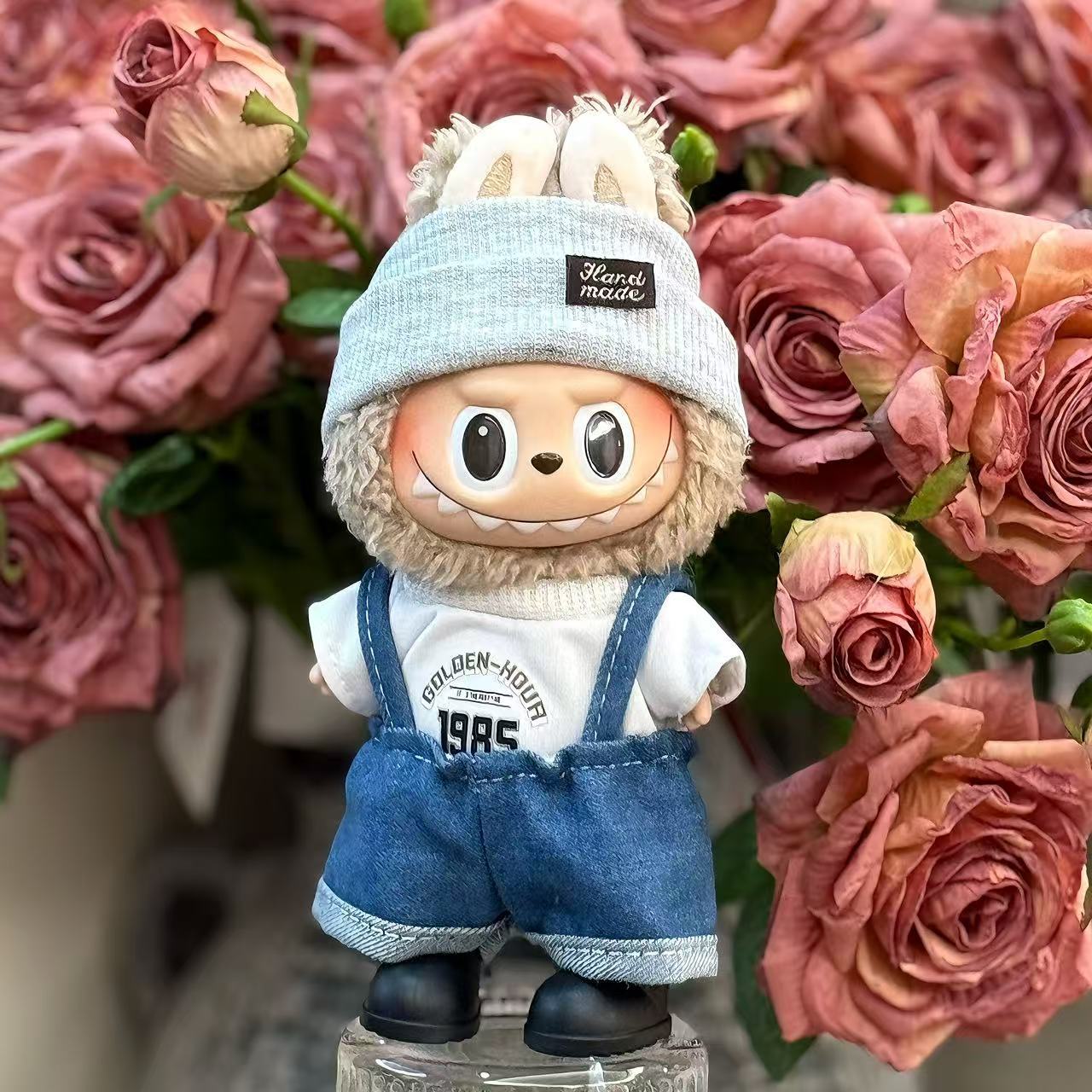 Ropa Oversize para Muñeca Labubu 17 cm – Accesorios de Moda Urbana (Muñeca No Incluida)