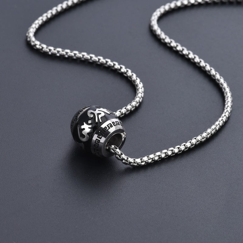 Collar de Mantra de las Seis Sílabas – Joyería Budista para atraer Energía Positiva