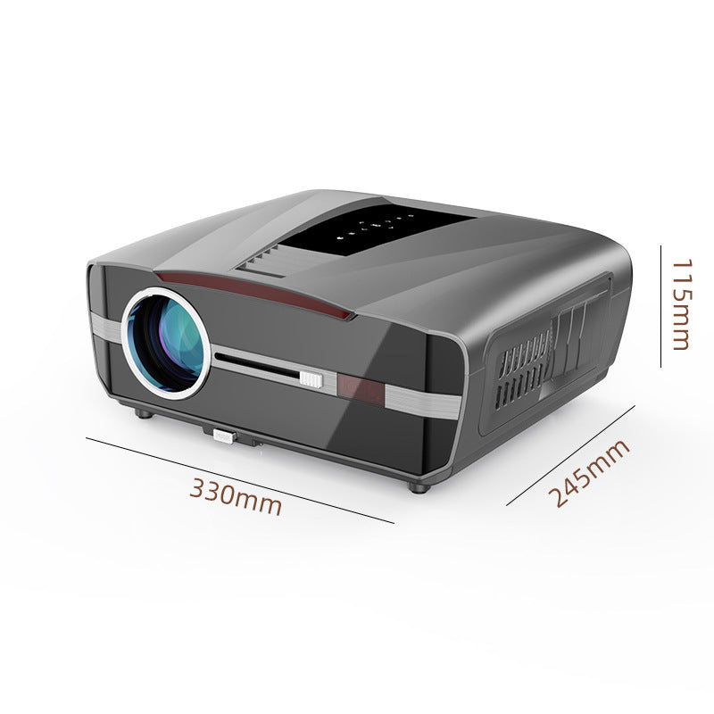 2025 D7 High-Definition Home Projector with Voice Control for Bedroom and Home Theater