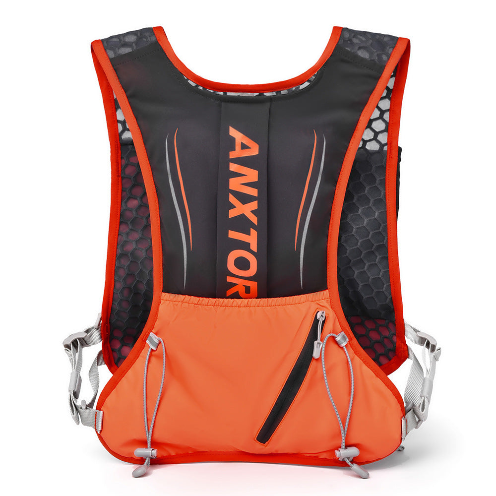 Mochila de Ciclismo y Senderismo: Mochila de 5L con Compartimento para Agua, Ideal para Maratones y Carreras de Aventura