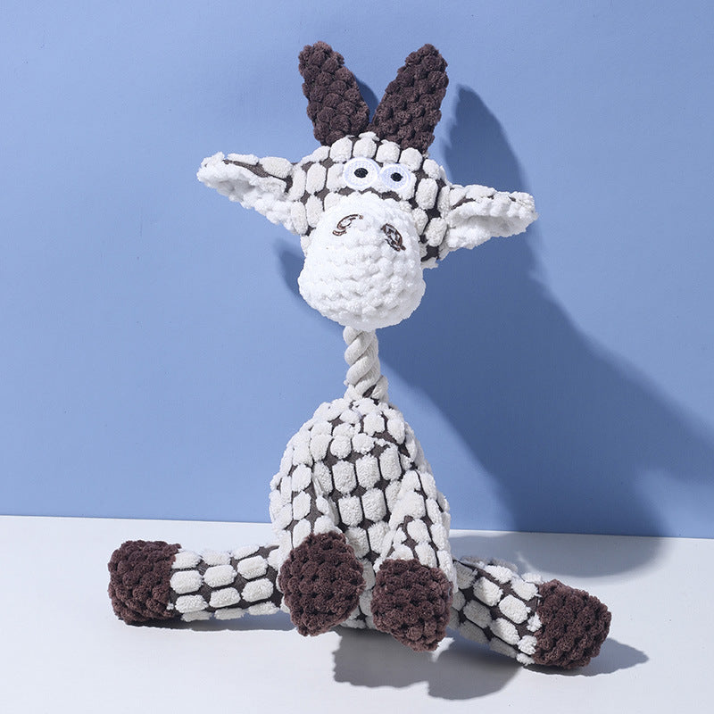 Juguete de Tela para Perros: Mordedor Resistente con Sonido para cachorros