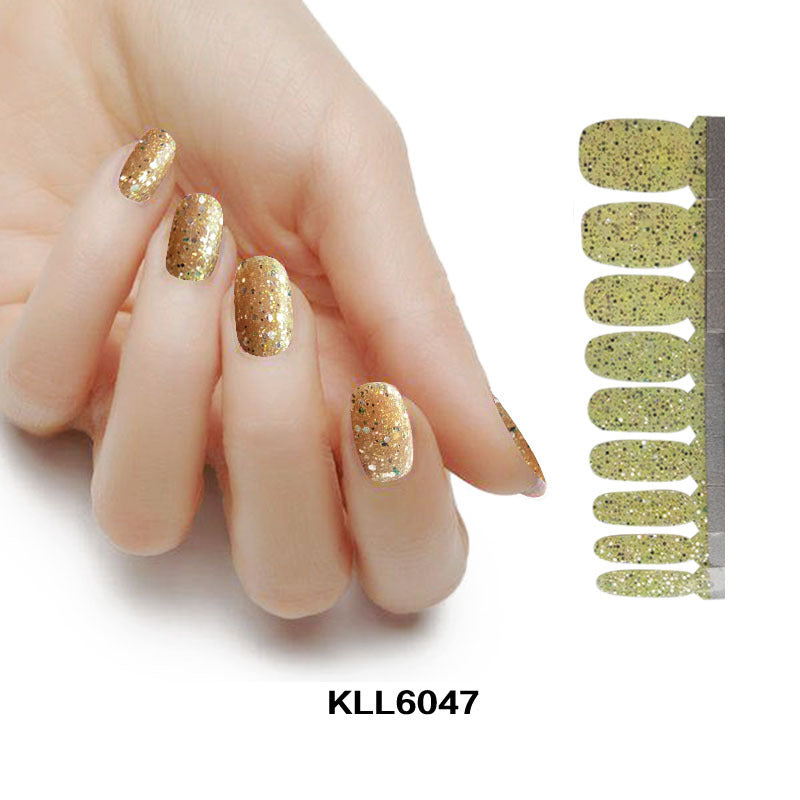 KIKILEE Stickers para Uñas: Pegatinas Completas con Efecto Esmalte y Brillo, Fáciles de Aplicar - Kuai Kuai Customer Support 