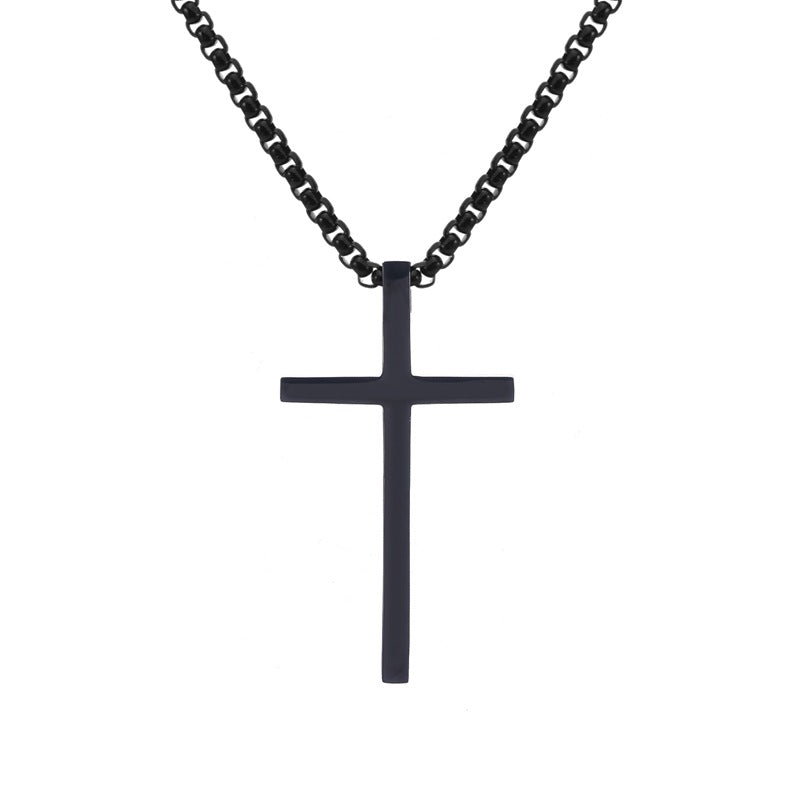 Cadena de Cruz para Hombre – Crucifijo Protector y Versátil