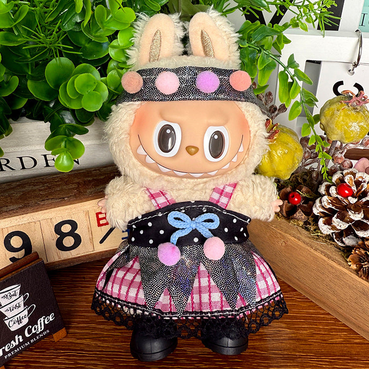 Playeras Streetwear para Muñecos Labubu – Ropa Urbana para Muñecas de 17cm (Muñeca no incluida)