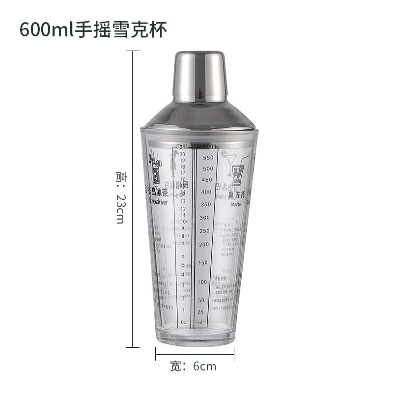 Set de Herramientas de Coctelera de Acero Inoxidable: Shaker, Jarras y Utensilios para el Hogar y Bar