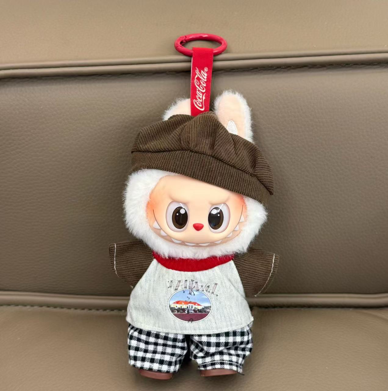 Ropa Oversize para Muñeca Labubu 17 cm – Accesorios de Moda Urbana (Muñeca No Incluida)