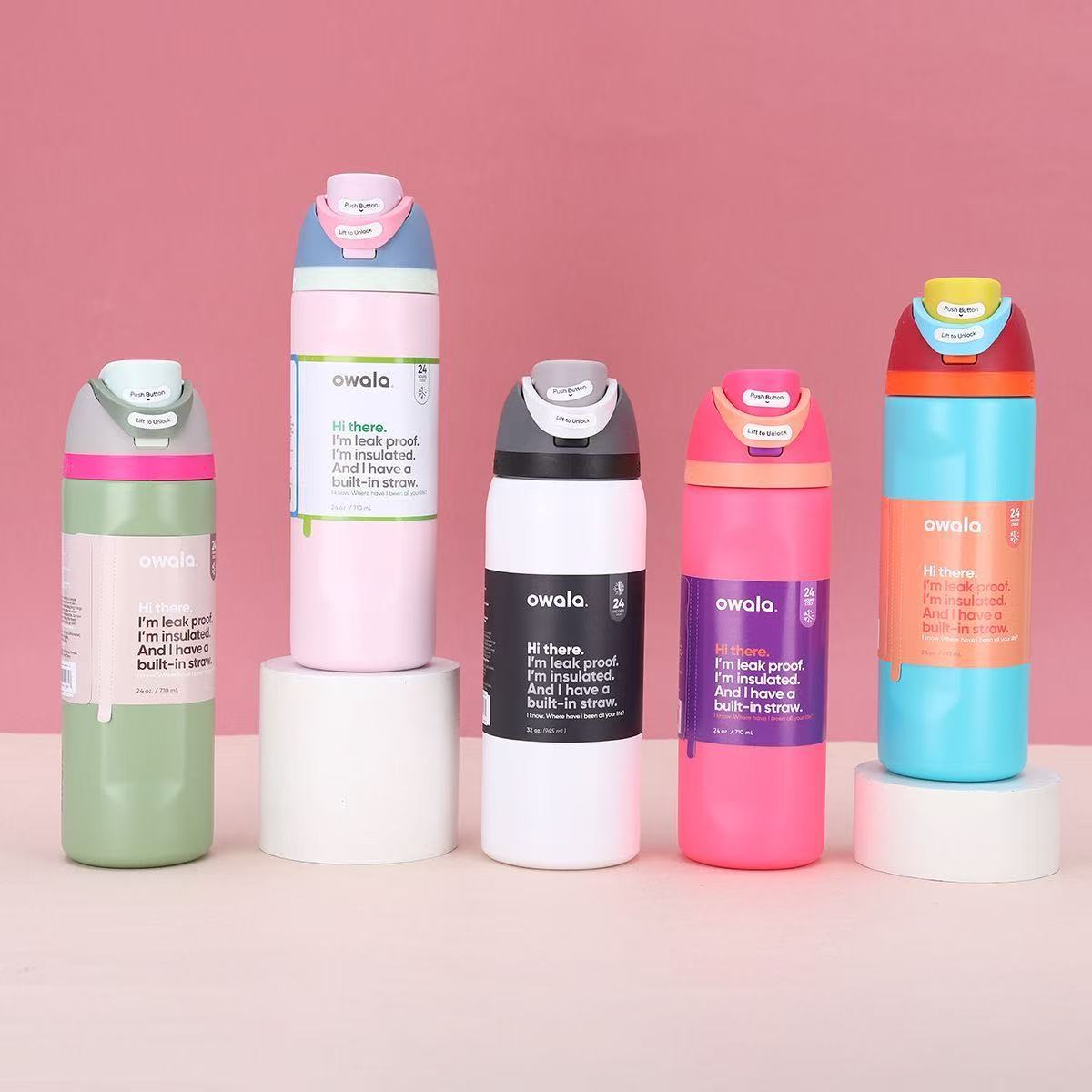 Termo deportivo de acero inoxidable con boquilla