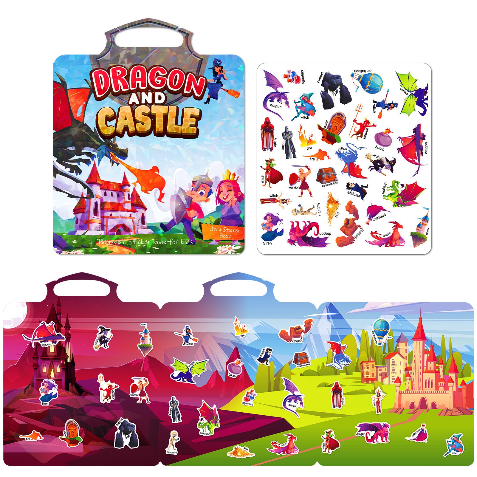 Baby Gel Stickers: Silent Educational Toy for Kids