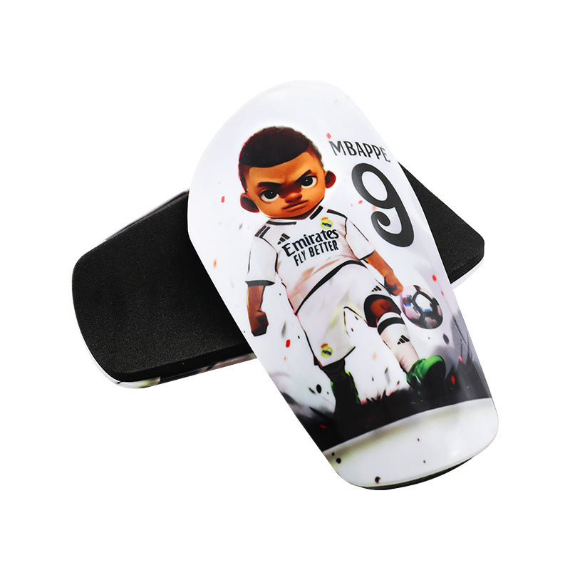 espinilleras infantiles de fútbol con protección ligera