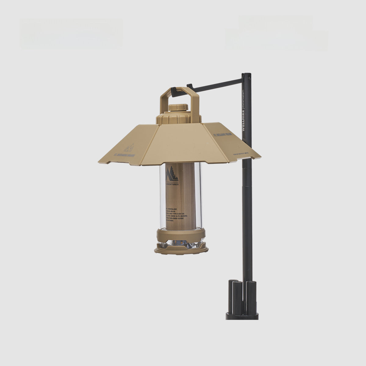 Lámpara de Camping Recargable USB – Luz LED Portátil para Tienda y Actividades al Aire Libre