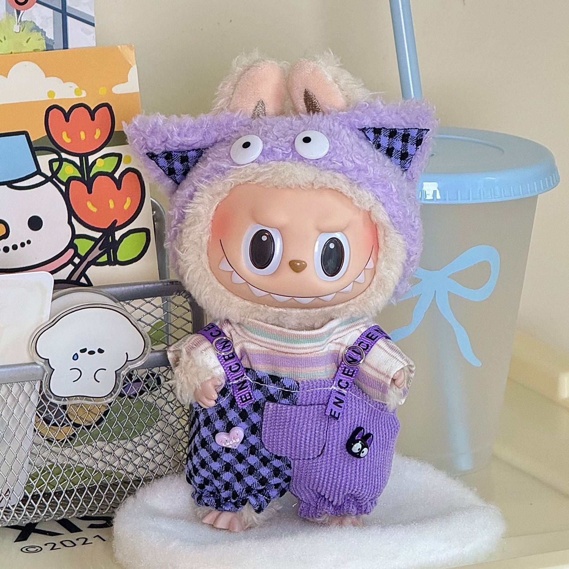 Ropa para Muñecas Labubu de 17cm – Modelos de Pie y Sentado (Muñeca no incluida)