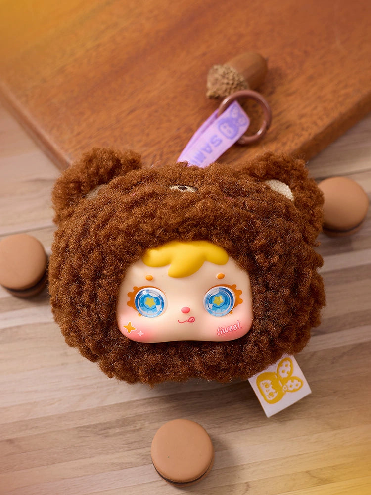 Llavero de animalito con ojitos móviles