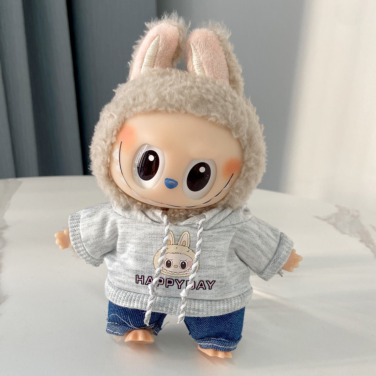 Ropa para muñecas estilo boho chick, para Muñecas Labubu de 17cm (Muñeca no incluida)