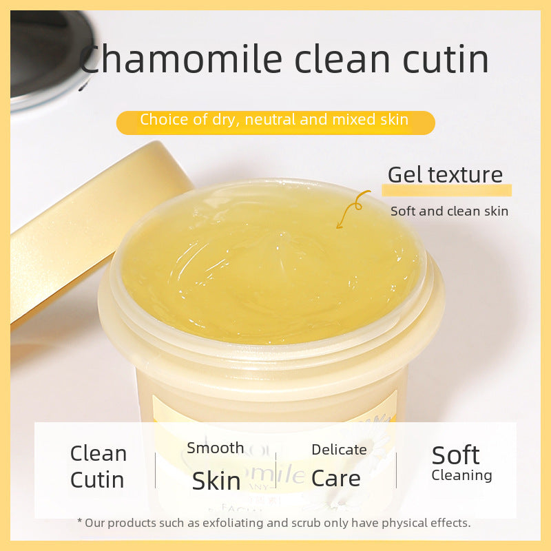 Exfoliante Facial de Manzanilla de LaiKou: 120g de Gel Exfoliante Hidratante y Cuidado de la Piel