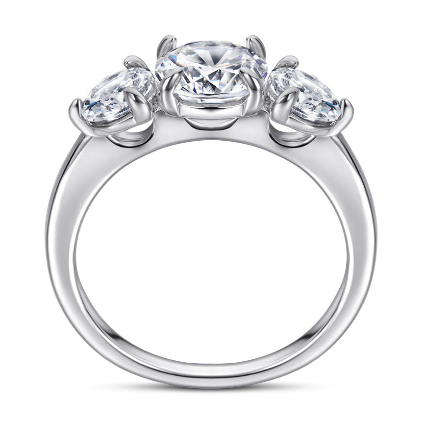 Anillo de Promesa en Plata 925 para Mujer – Circonitas Estilo Diamante