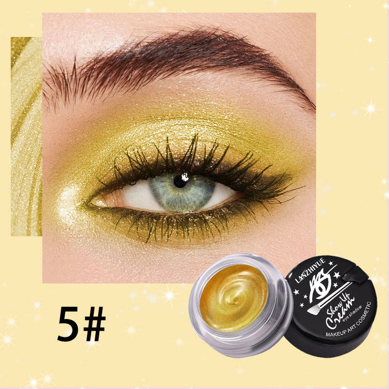 LANZHIYUE Sombra de Ojos Líquida 6 Colores: Efecto Perlado y Brillante para un Maquillaje Luminoso y Deslumbrante