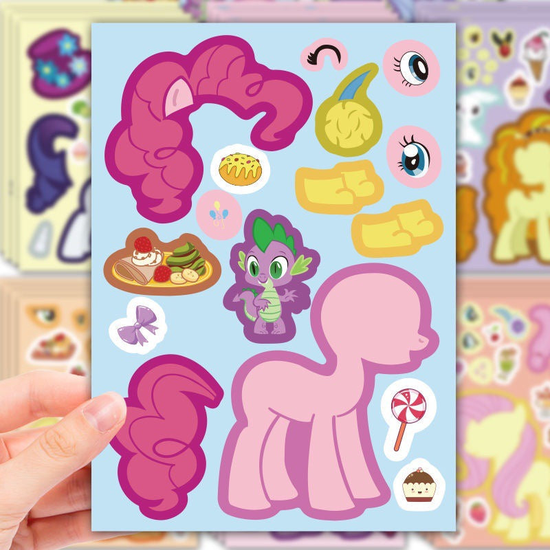 Pegatinas Infantiles de Mi Pequeño Pony para Decorar