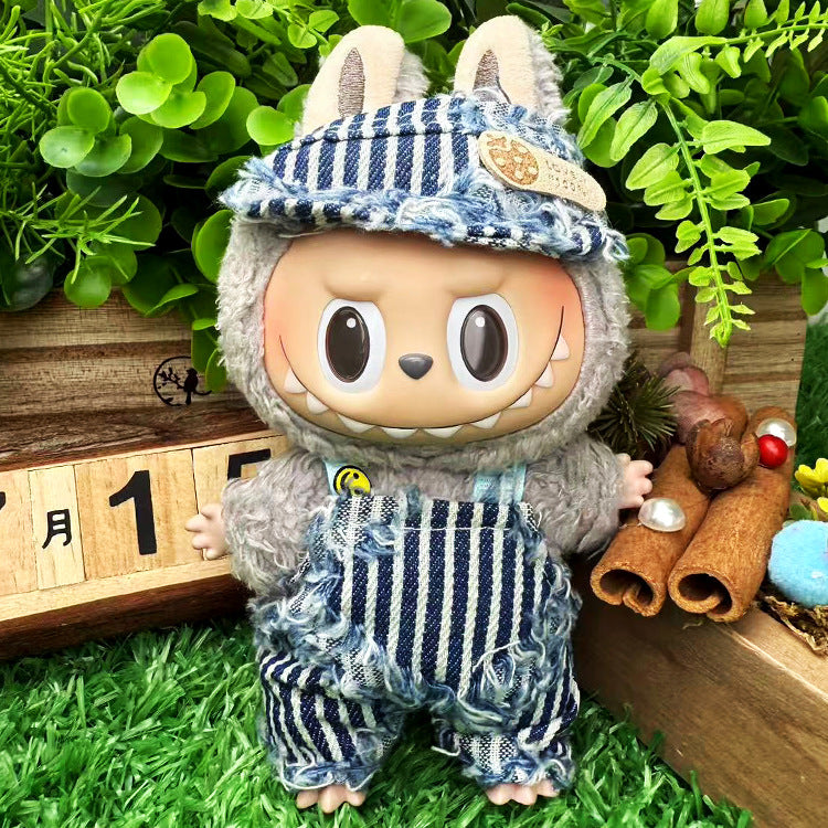 Playeras Streetwear para Muñecos Labubu – Ropa Urbana para Muñecas de 17cm (Muñeca no incluida)