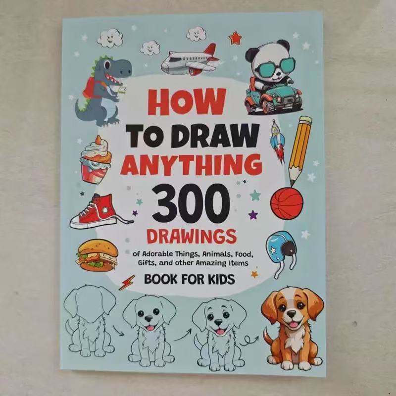 Creative Animal Coloring Book with 300 Designs for International Trade