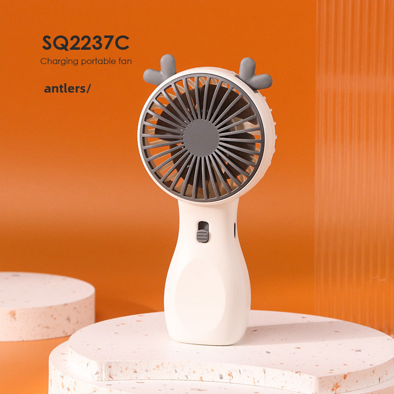 Ventilador portátil silencioso USB recargable con luz: mini ventilador de bolsillo de fábrica