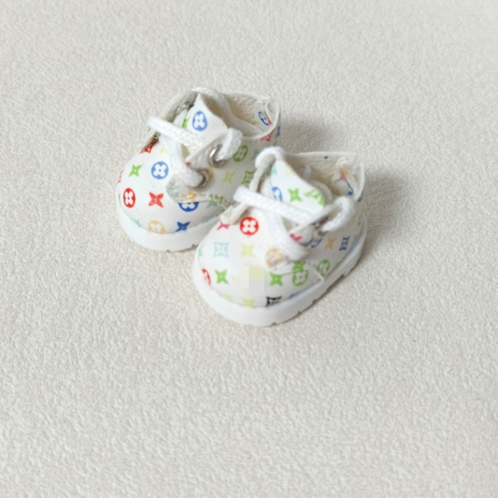 Labubu Shoe Collection with 17CM Keychains: Dress-up Dolls and Toys